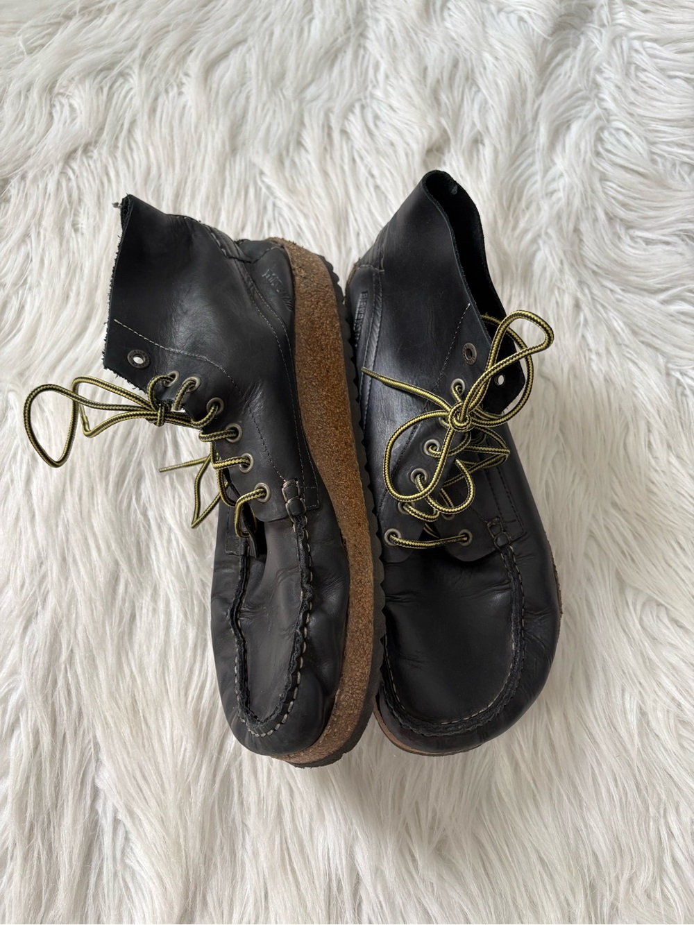Birkenstock Black Leather Box Marton Ankle Boot